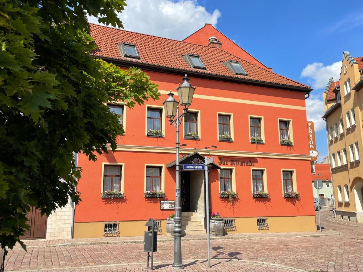 "Zur Altstadt - Am Fusse Der Osterburg" Gaststaette, Pension, Fewo Weida Exterior foto